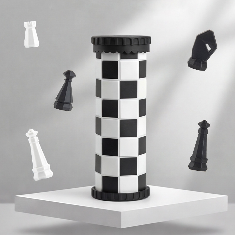Kids Outdoor Education - New Scroll Style International Chess Set