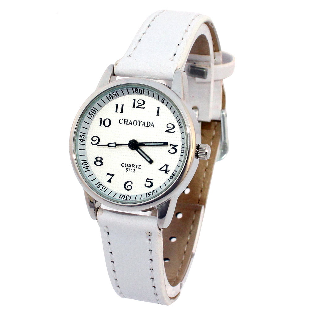 Kids Educational Watch - Chaoyada Child Watches Girl Leather Strap