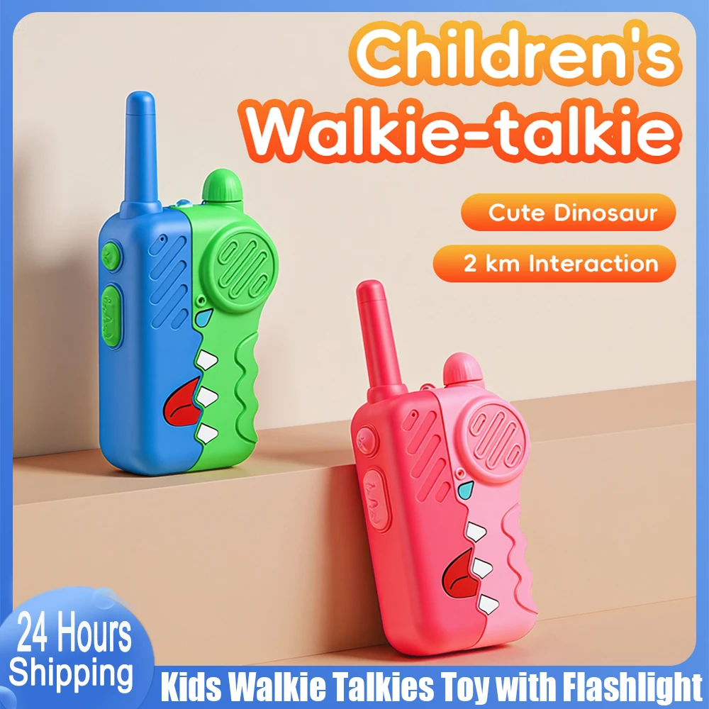 Kids Outdoor Education - 2pcs Children's Walkie-talkies Wireless Cartoon Pagers
