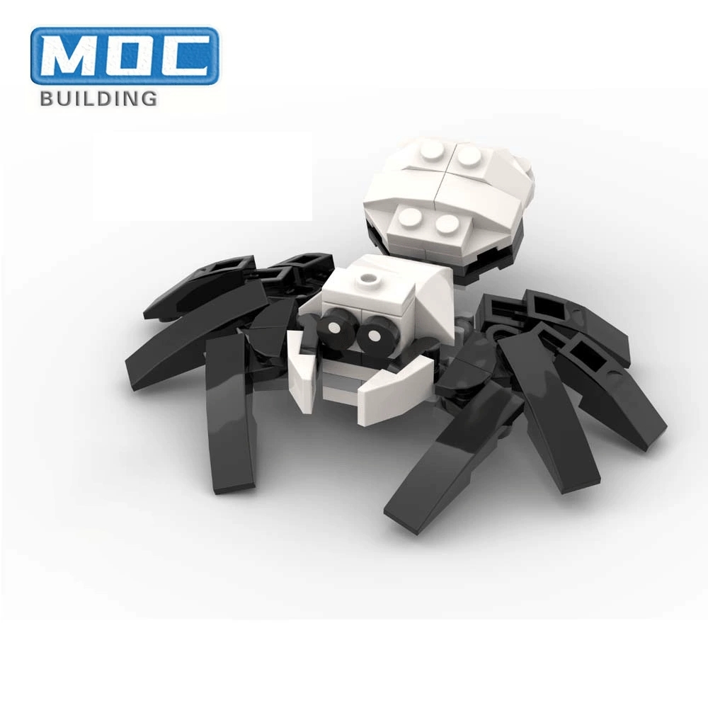 Kids Education Pdf - Animal Series MOC Bricks tarantula Figires