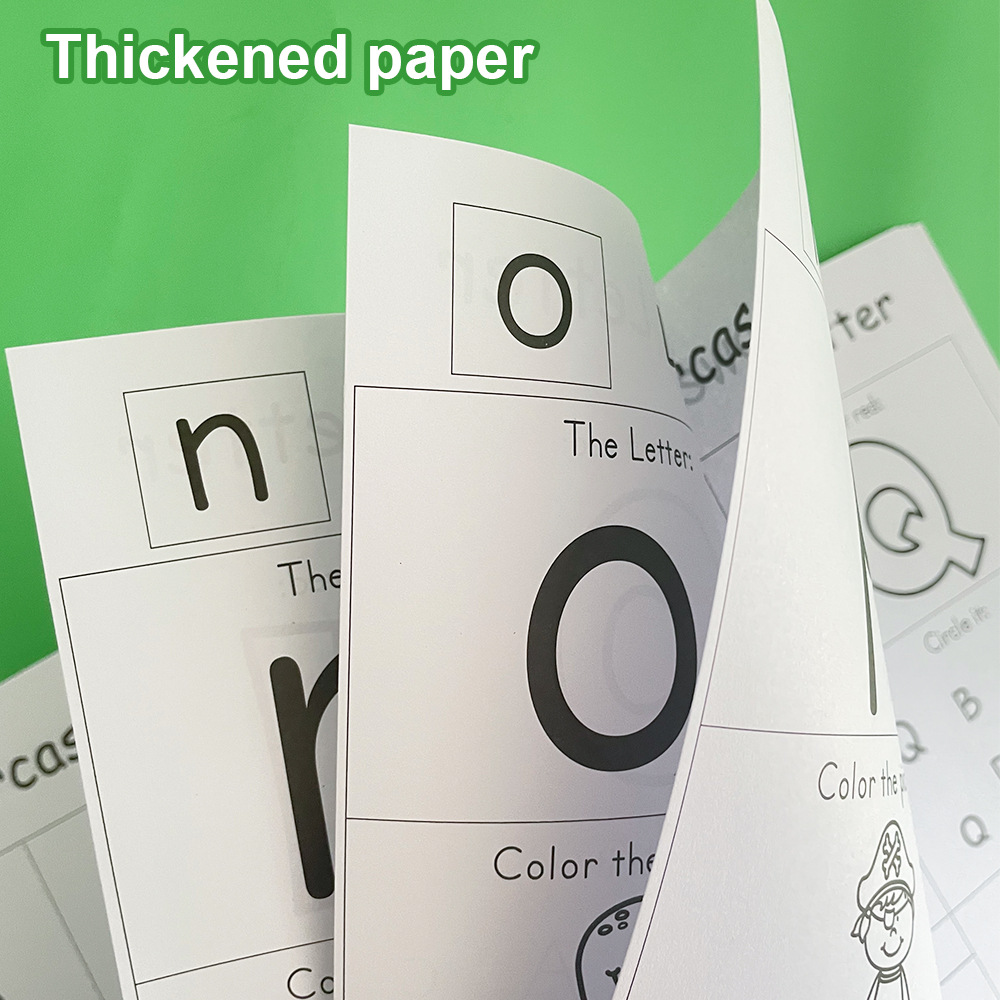 54 Pages Letters A-Z Alphabet  - огляд і ціна Learning Workbook Preschool