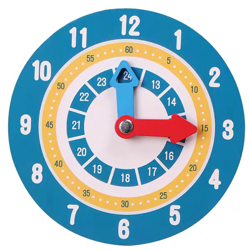 Montessori Learning Clock Wood - огляд і ціна Kids Educational Watch