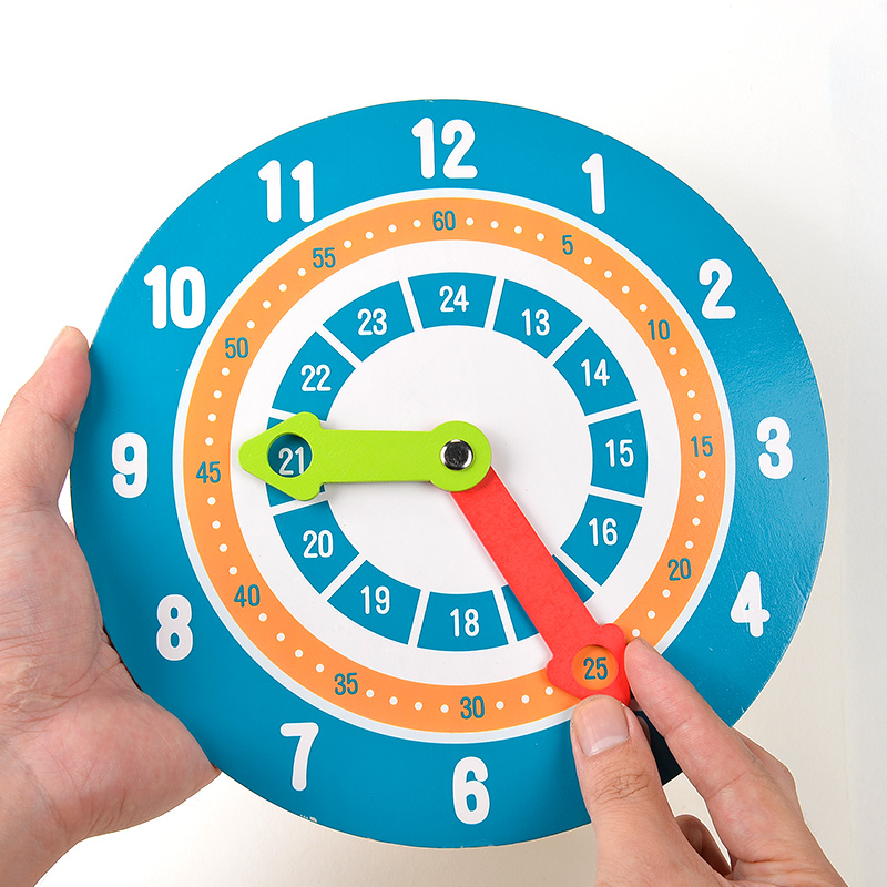 Montessori Learning Clock Wood - огляд і ціна Kids Educational Watch