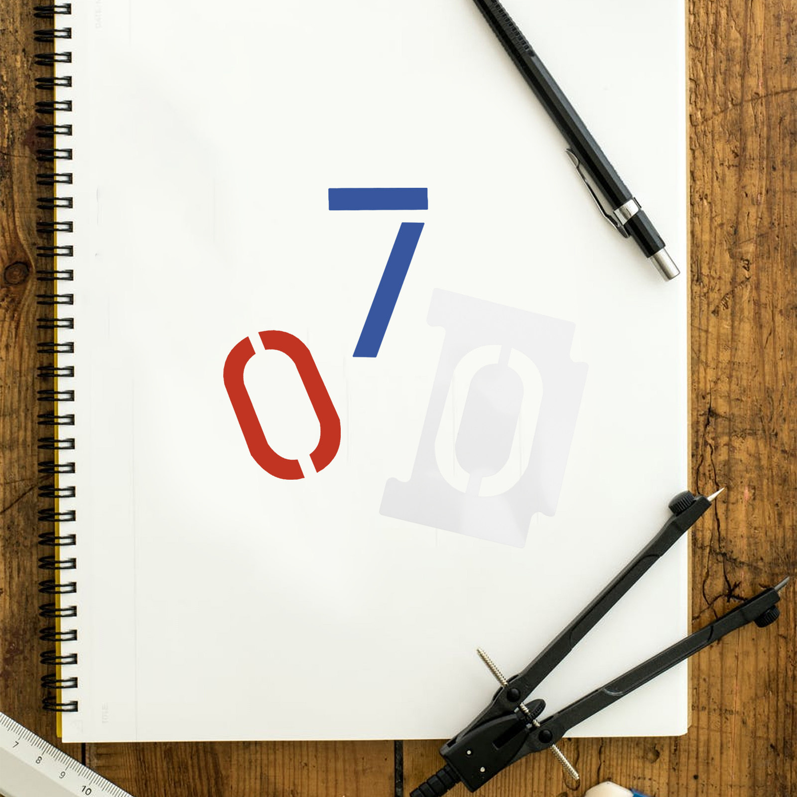 1Set Letter Number Drawing Ste - огляд і ціна Kids Education Template