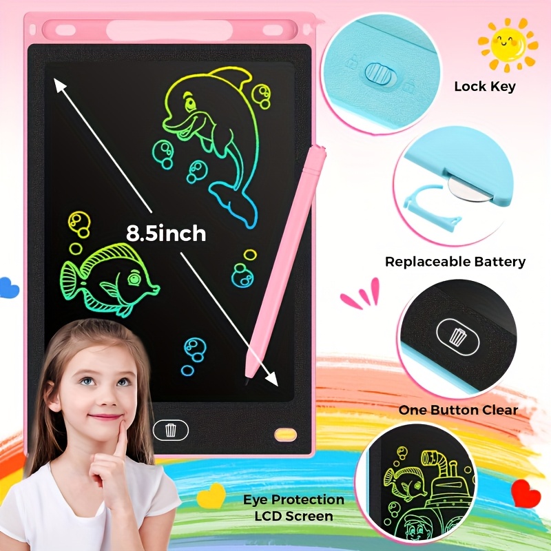 30pcs of 8.5 Inch LCD Drawing  - огляд і ціна Kids Education Tablet