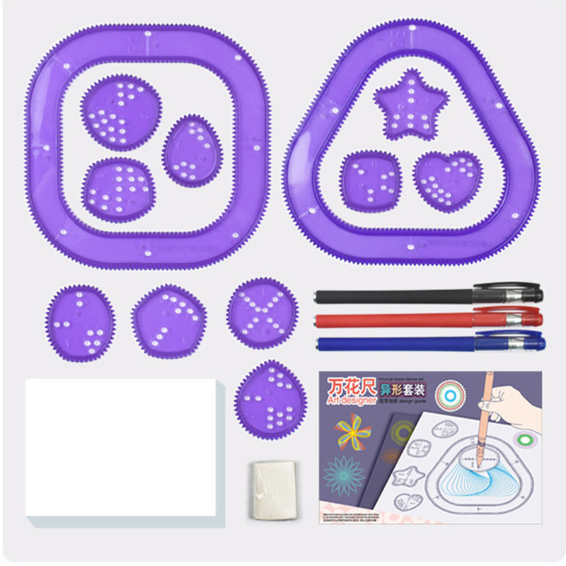 Funny Spirograph Drawing Toys  - огляд і ціна Kids Education Template