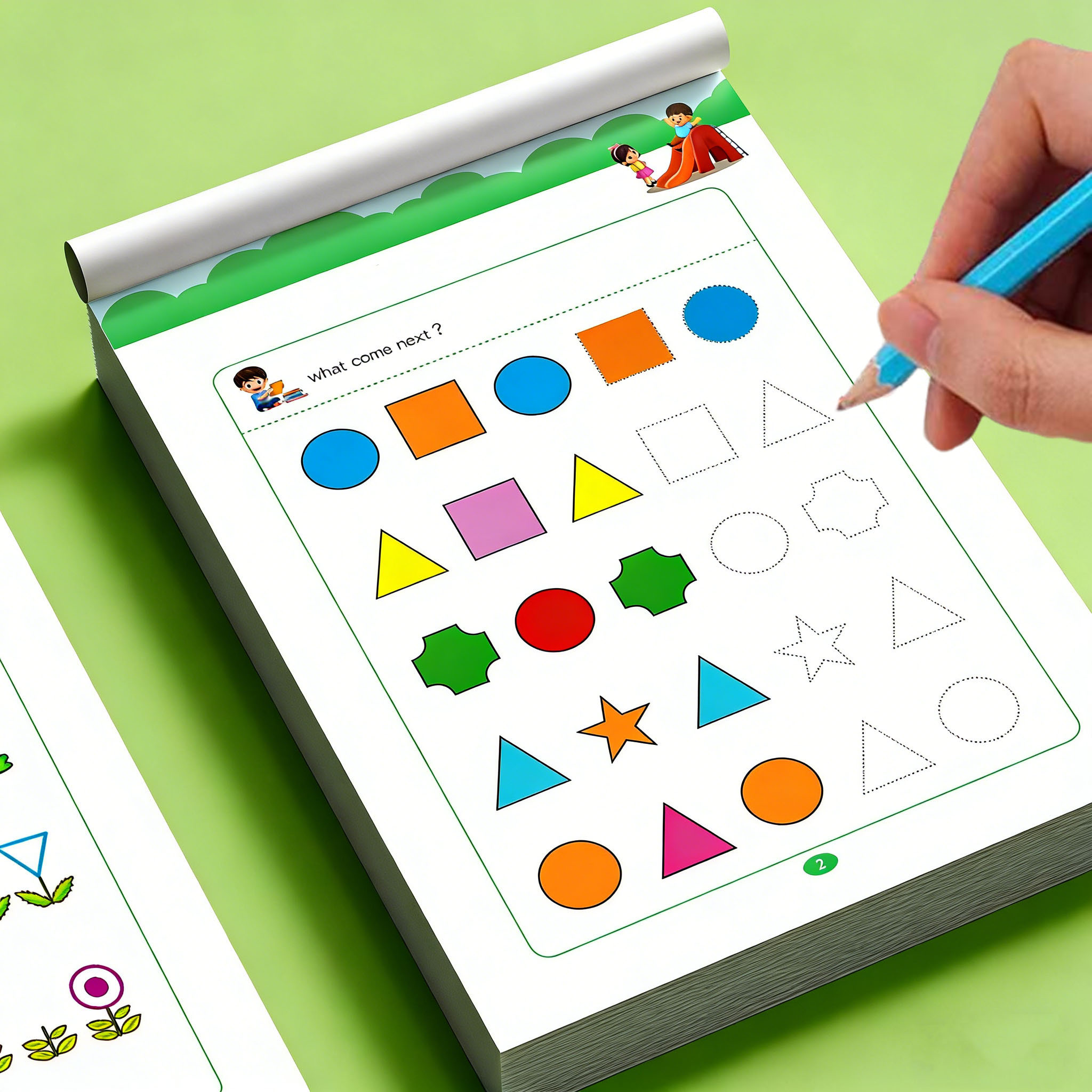 Pattern Finding Workbook for K - огляд і ціна Learning Workbook Preschool