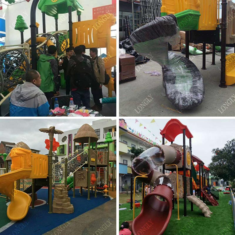 Commercial Plastic Slide 450x2 - огляд і ціна Kids Outdoor Education
