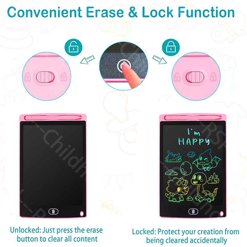 LCD Writing Tablet for Kids, 8 - огляд і ціна Kids Education Tablet
