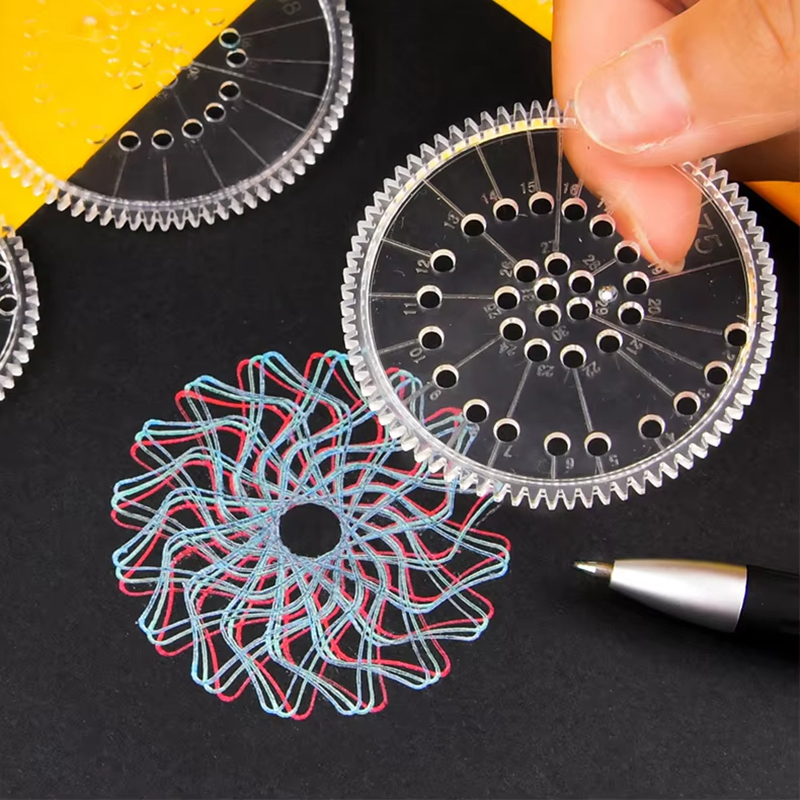 Funny Spirograph Drawing Toys  - огляд і ціна Kids Education Template