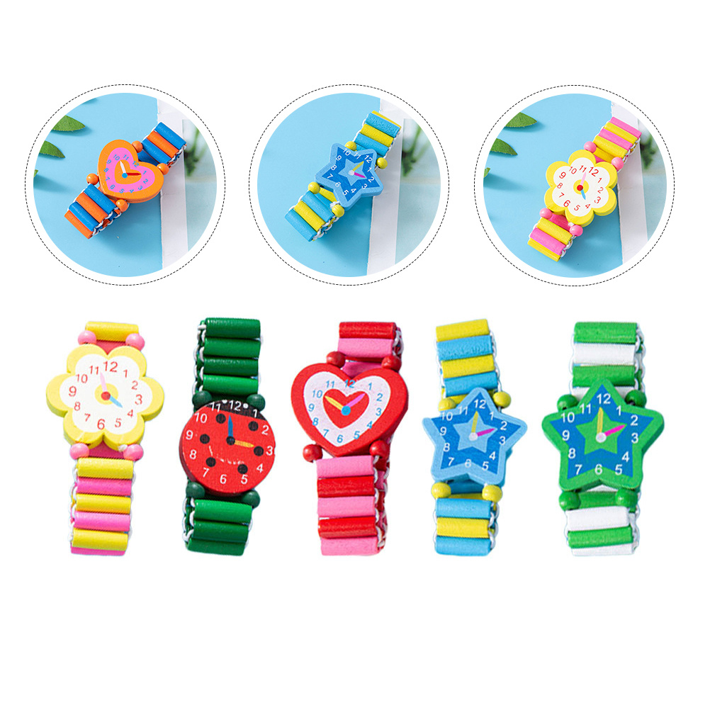 5pcs Children Colorful Bracele - огляд і ціна Kids Educational Watch