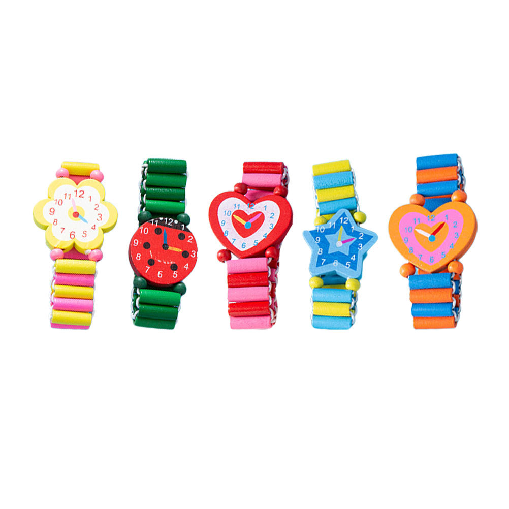 5pcs Children Colorful Bracele - огляд і ціна Kids Educational Watch