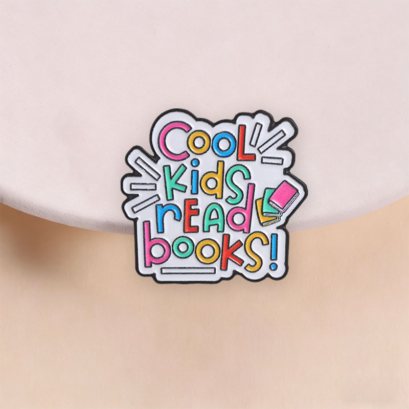 Cool Kids Read Books Enamel Pi - огляд і ціна Inspirational Kids Education Quotes