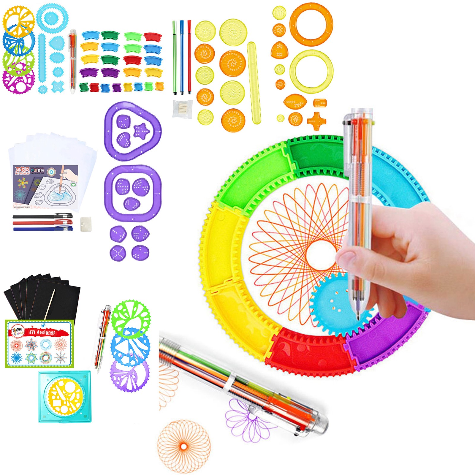 Geometry Spirograph Drawing St - огляд і ціна Kids Education Template