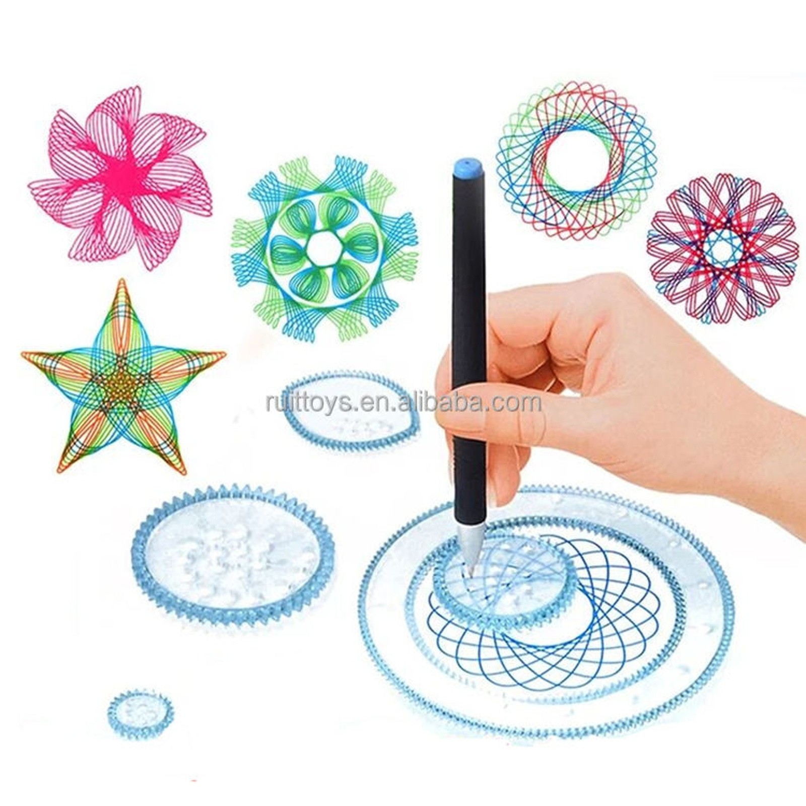 Geometry Spirograph Drawing St - огляд і ціна Kids Education Template