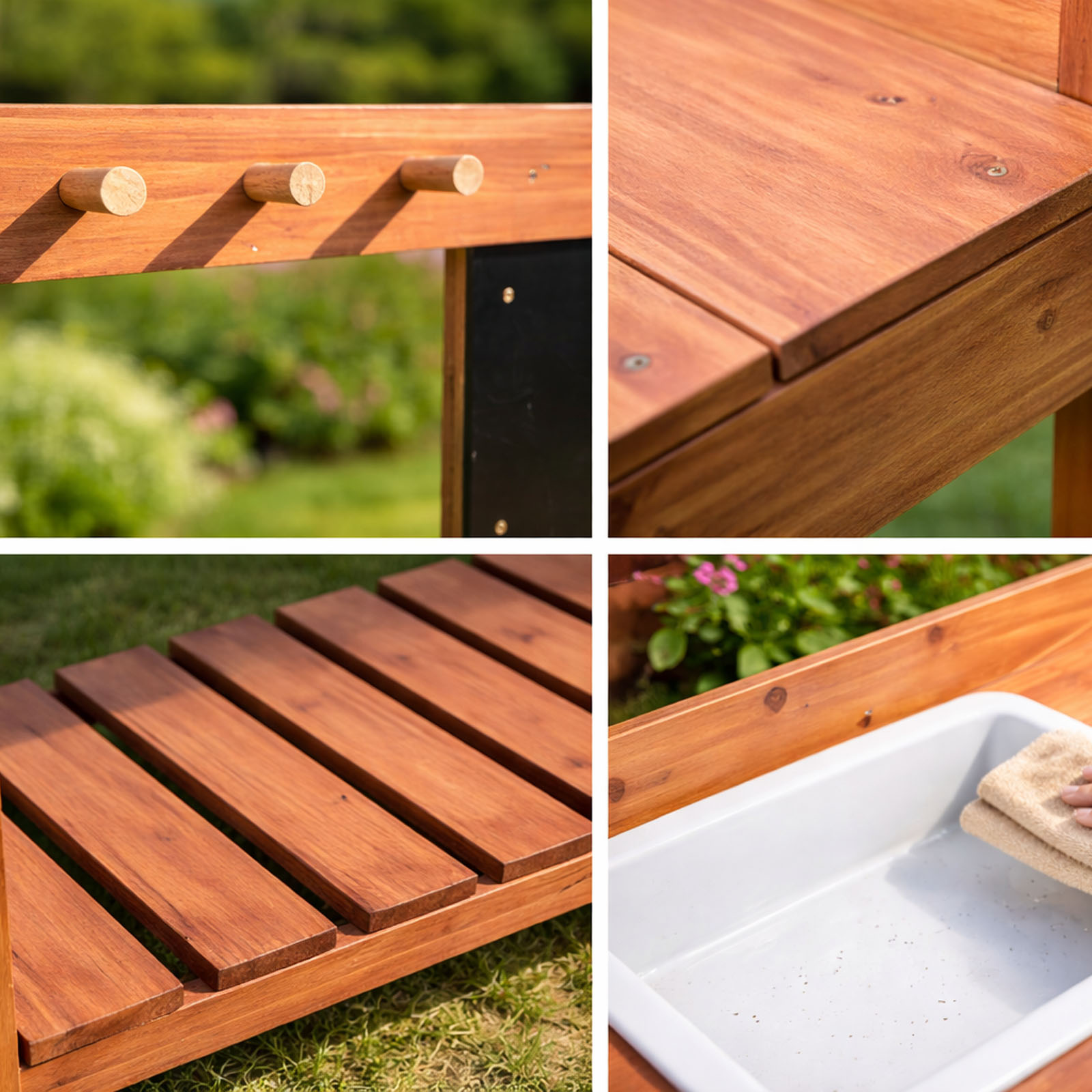 Wooden Potting Benches For Chi - огляд і ціна Kids Outdoor Education