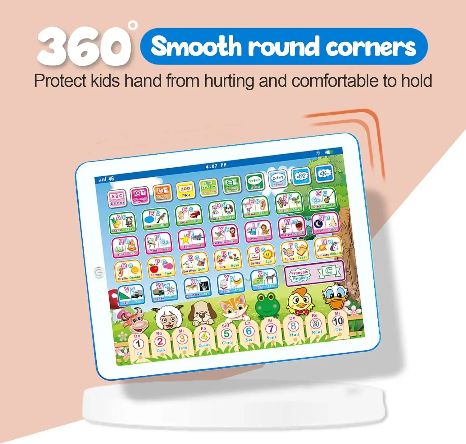 French English Bilingual Learn - огляд і ціна Kids Education Tablet