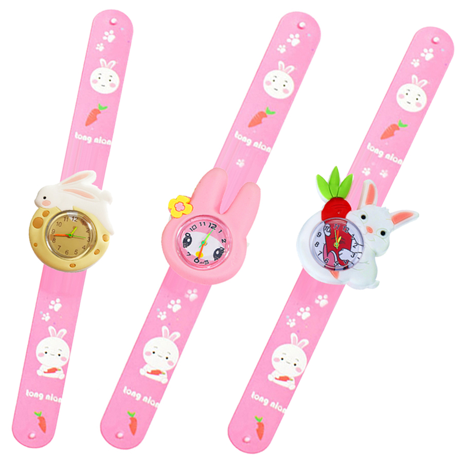 Printed Strap Cartoon Rabbit C - огляд і ціна Kids Educational Watch