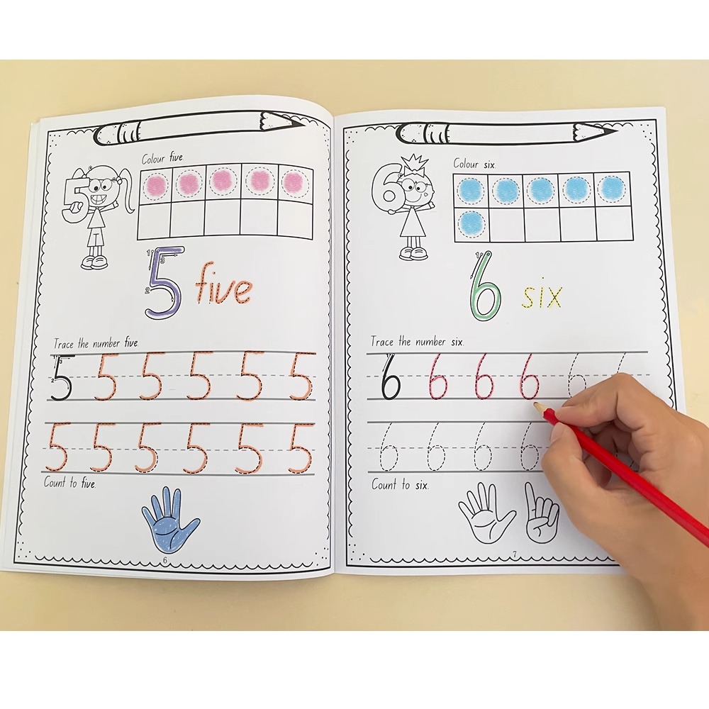 A4 Size Number 0-30 Tracing Pr - огляд і ціна Learning Workbook Preschool