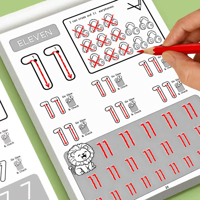 Number 1-12 Tracing Workbook 3 - огляд і ціна Learning Workbook Preschool