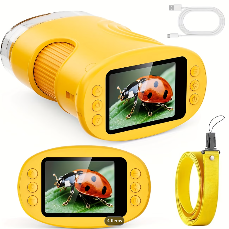 1000X Pocket Microscope for Ki - огляд і ціна Kids Education Video