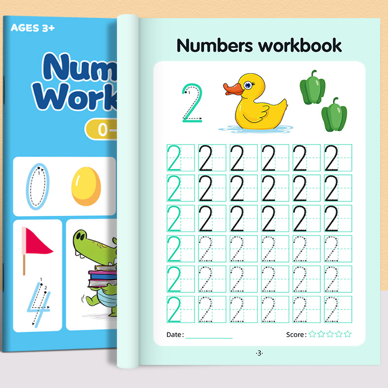 32 Pages Numbers Tracing Workb - огляд і ціна Learning Workbook Preschool