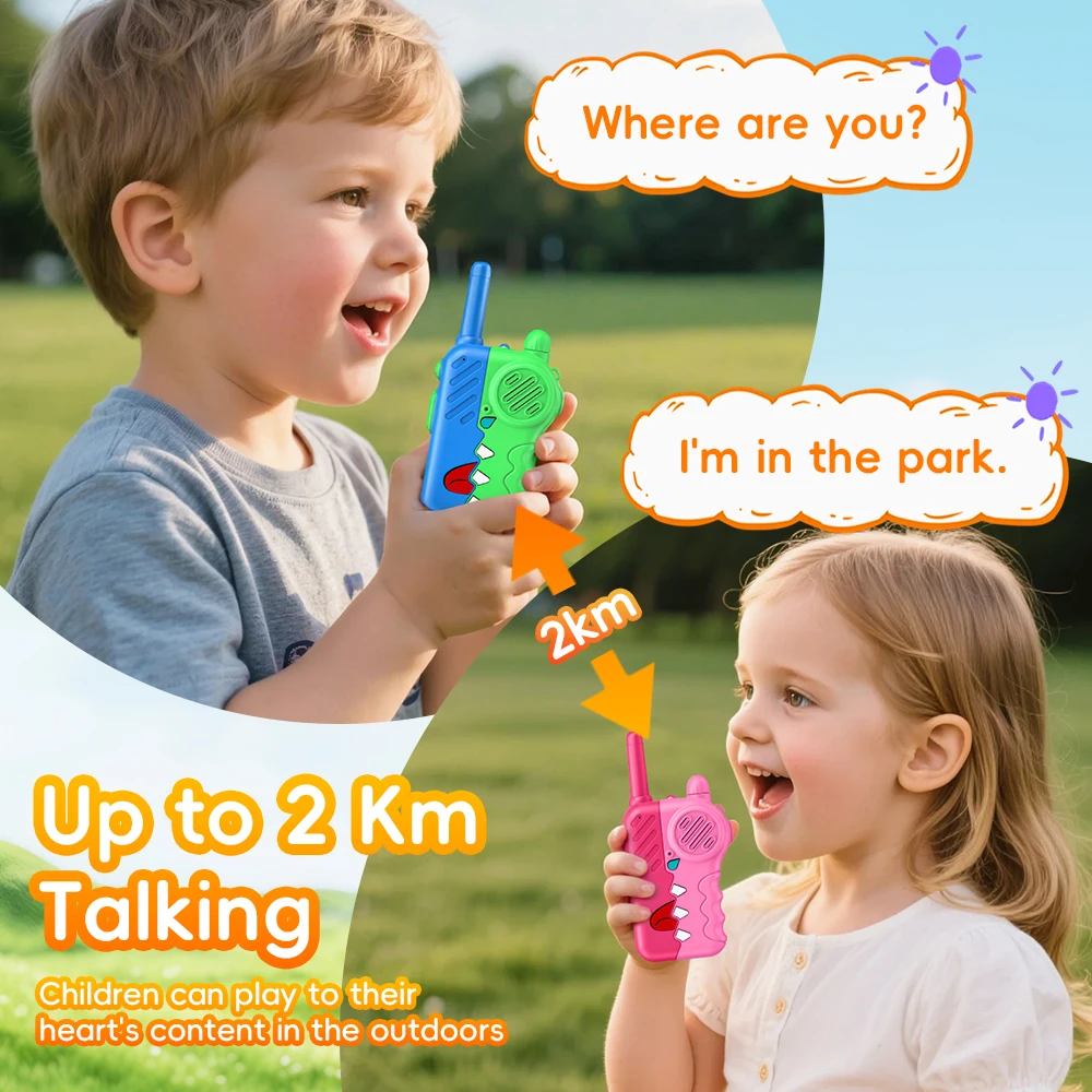 2pcs Children's Walkie-talkies - огляд і ціна Kids Outdoor Education