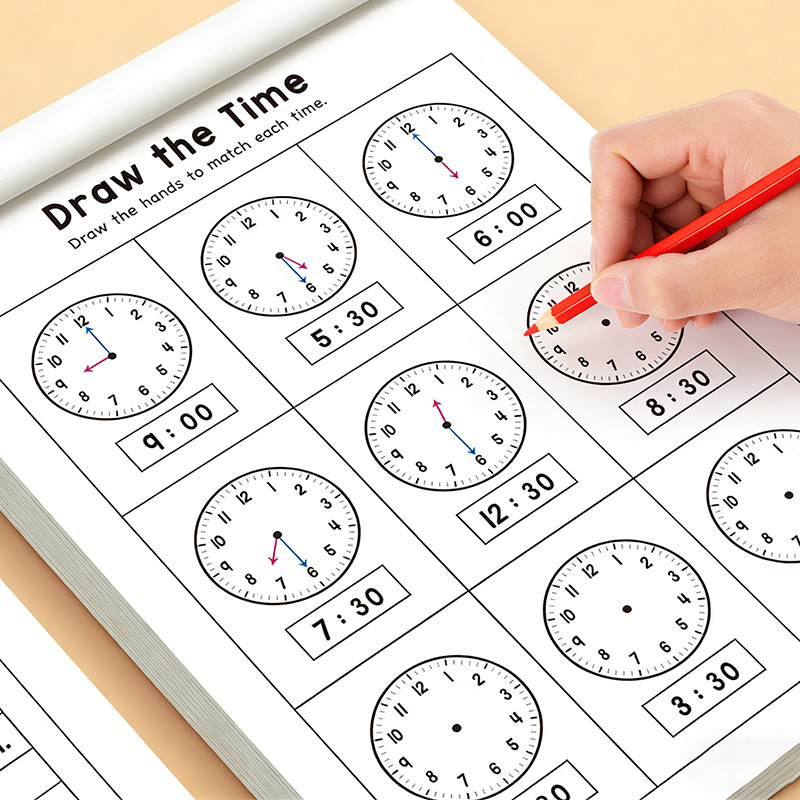 Clock Practice Workbook, Suita - огляд і ціна Learning Workbook Preschool