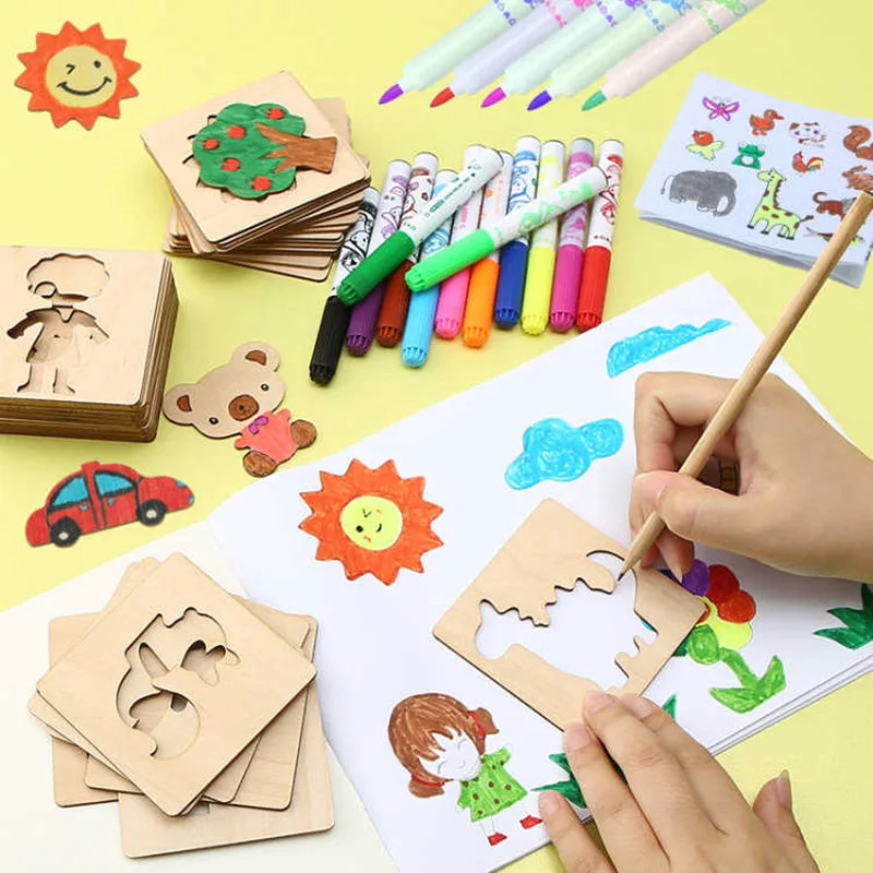 Kids Drawing Toys Montessori D - огляд і ціна Kids Education Template
