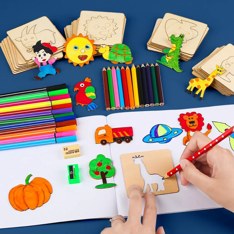 Kids Drawing Toys Montessori D - огляд і ціна Kids Education Template