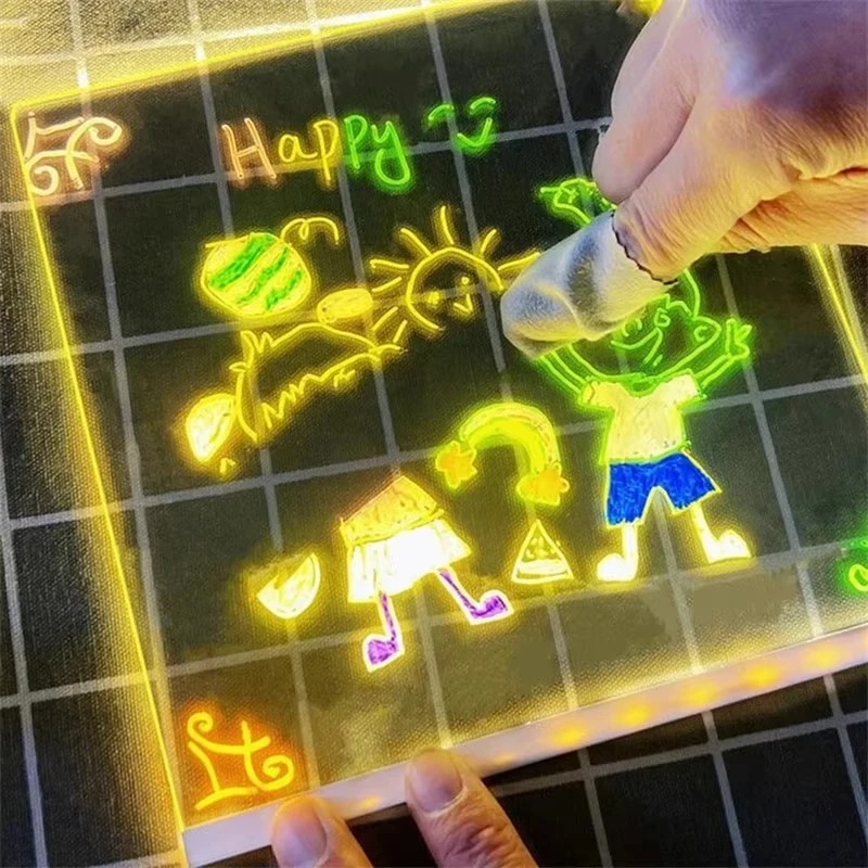 Magic Glow Kids Drawing Board: - огляд і ціна Kids Education Tablet