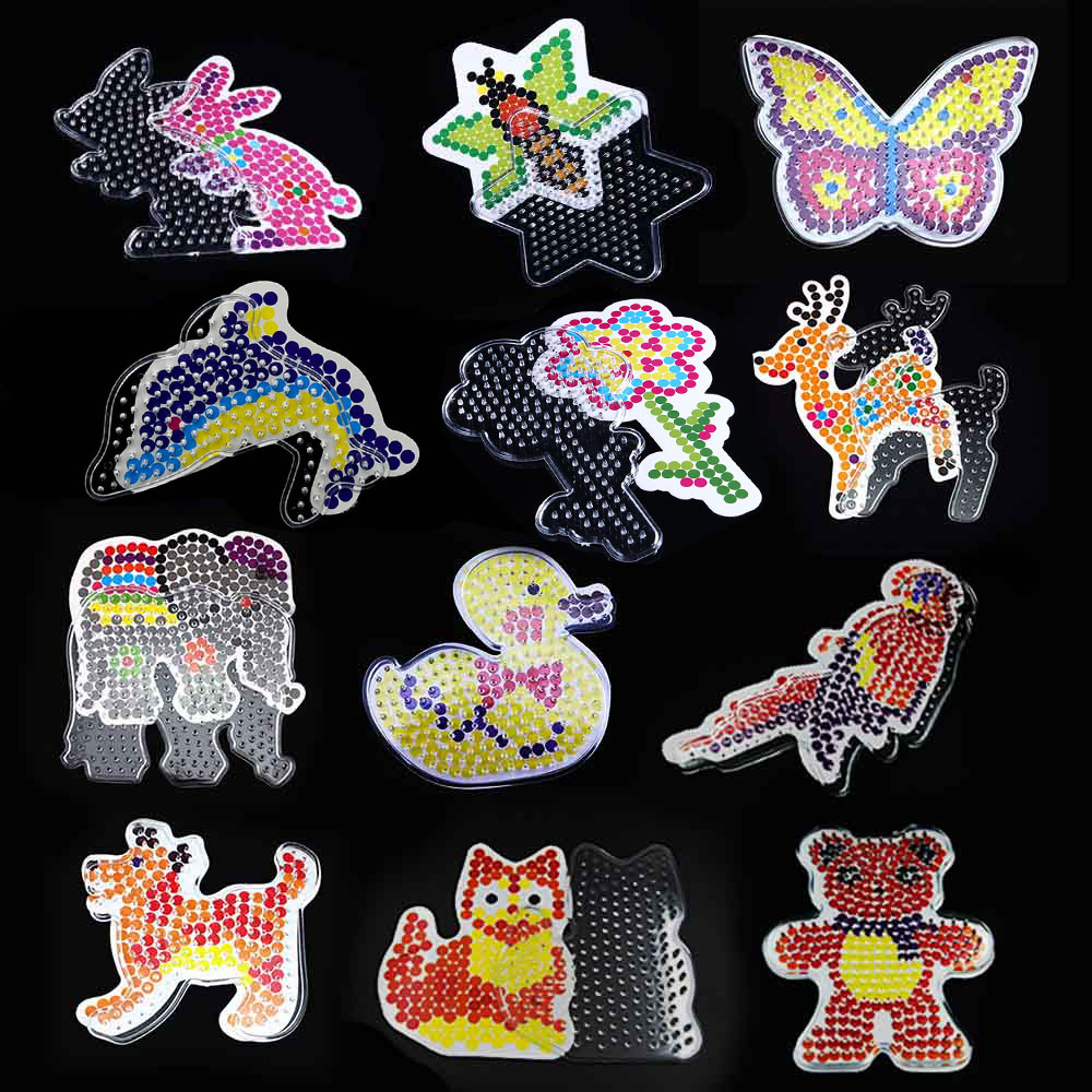 12 Pieces 5mm Hama Beads Templ - огляд і ціна Kids Education Template