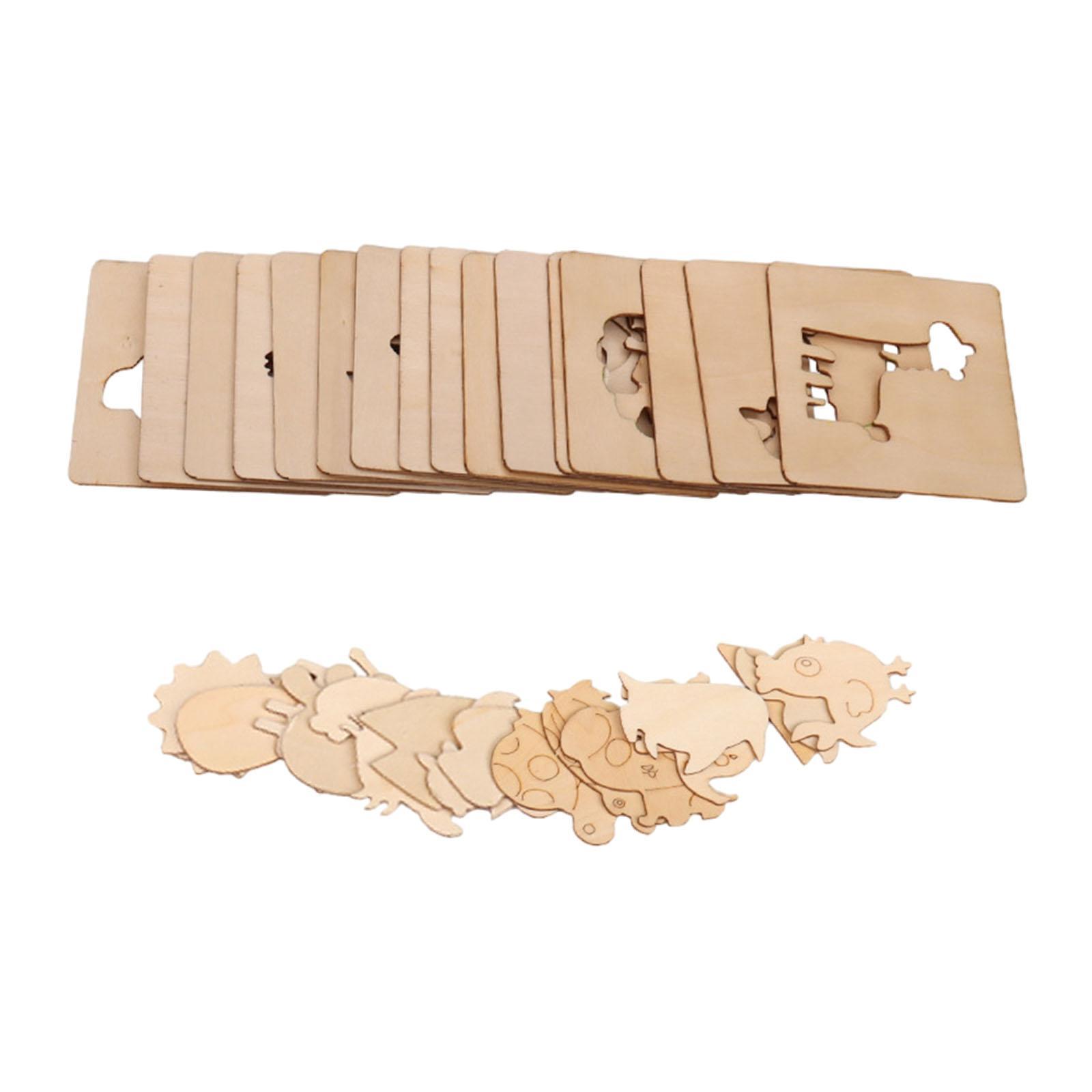 Kids Drawing Stencils Wooden R - огляд і ціна Kids Education Template