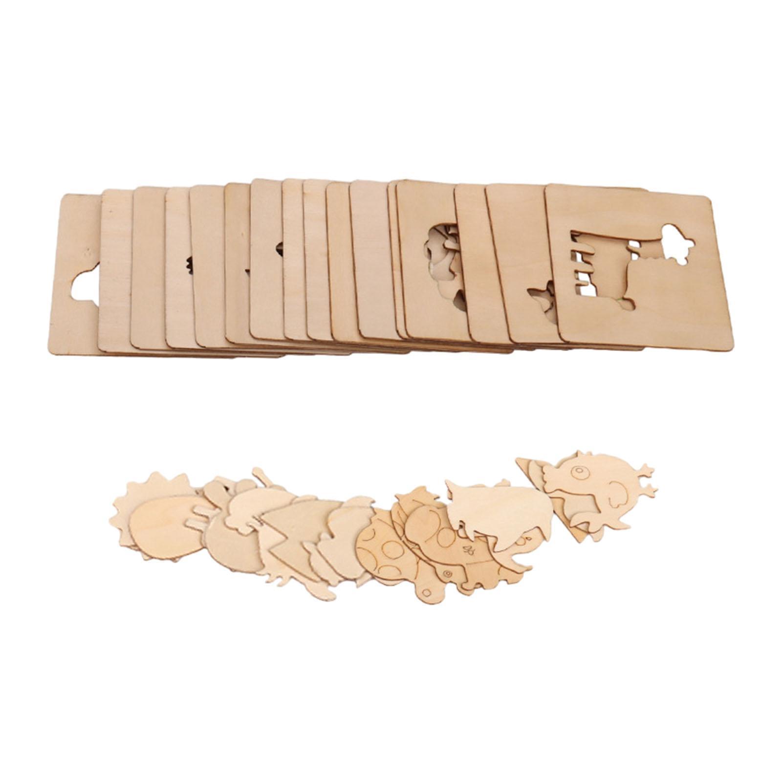 Kids Drawing Stencils Wooden R - огляд і ціна Kids Education Template