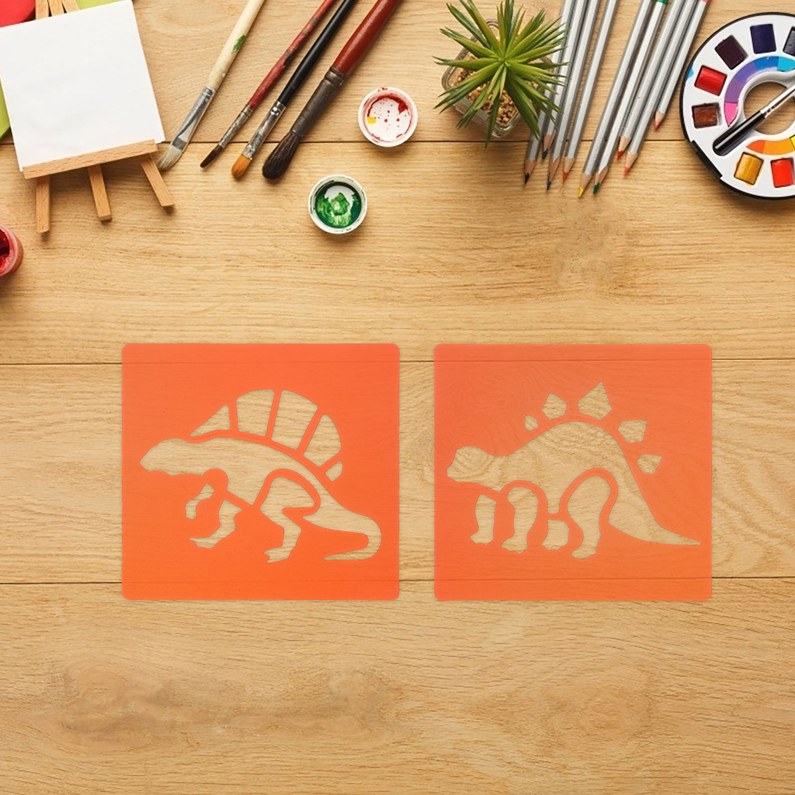 12Pcs Plastic Drawing Stencils - огляд і ціна Kids Education Template