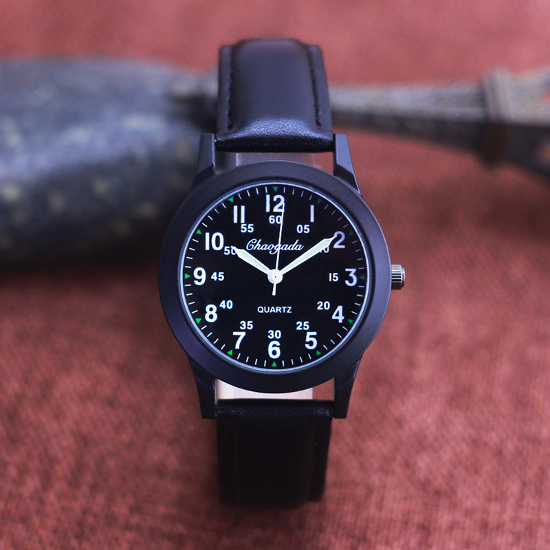 Chaoyada Fashion Men Boys Leat - огляд і ціна Kids Educational Watch