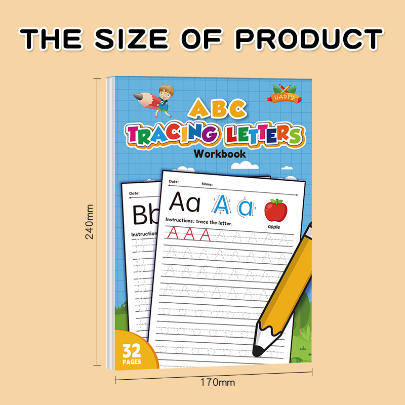 26 Alphabet Tracing Letter Wor - огляд і ціна Learning Workbook Preschool