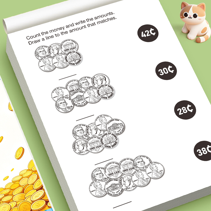 Preschool Kids Counting Money  - огляд і ціна Learning Workbook Preschool