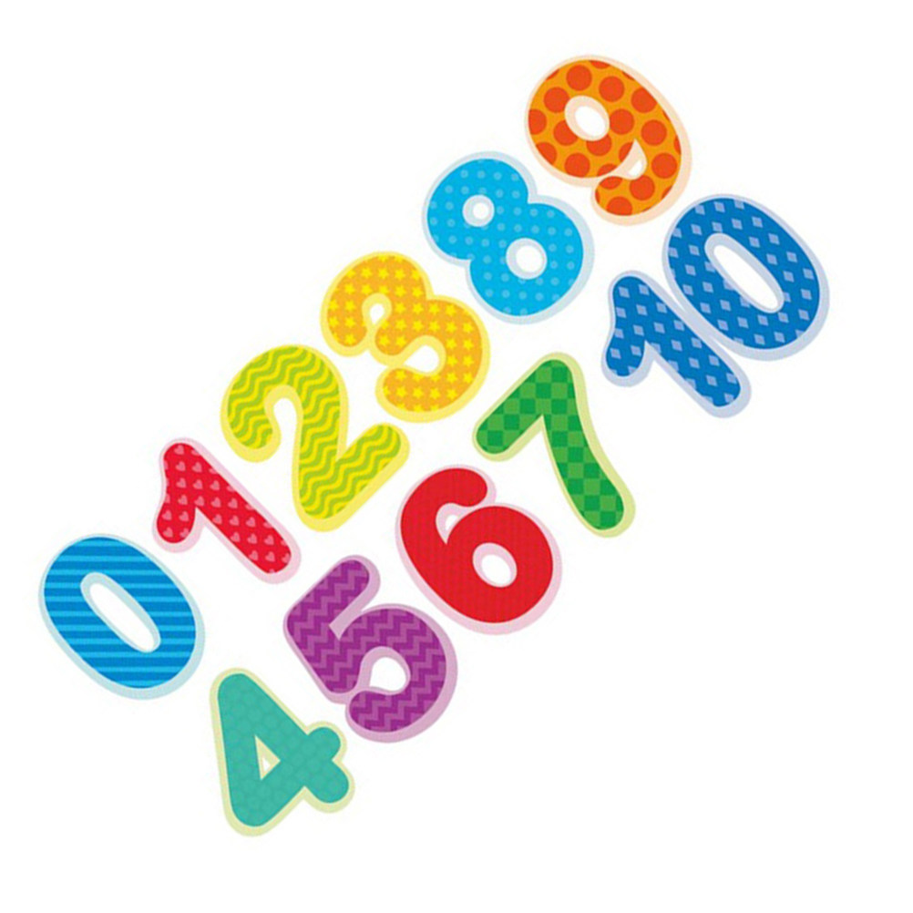 Fun Festive Number Wall Sticke - огляд і ціна Kids Education Background