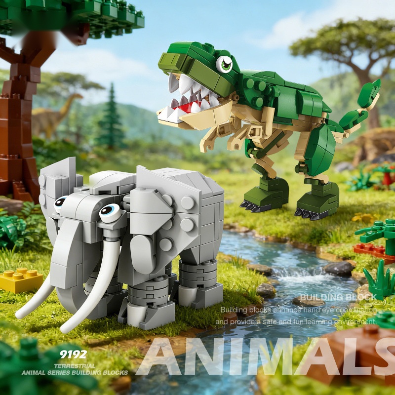 Animal Building Blocks Dinosau - огляд і ціна Kangaroo Kids Education