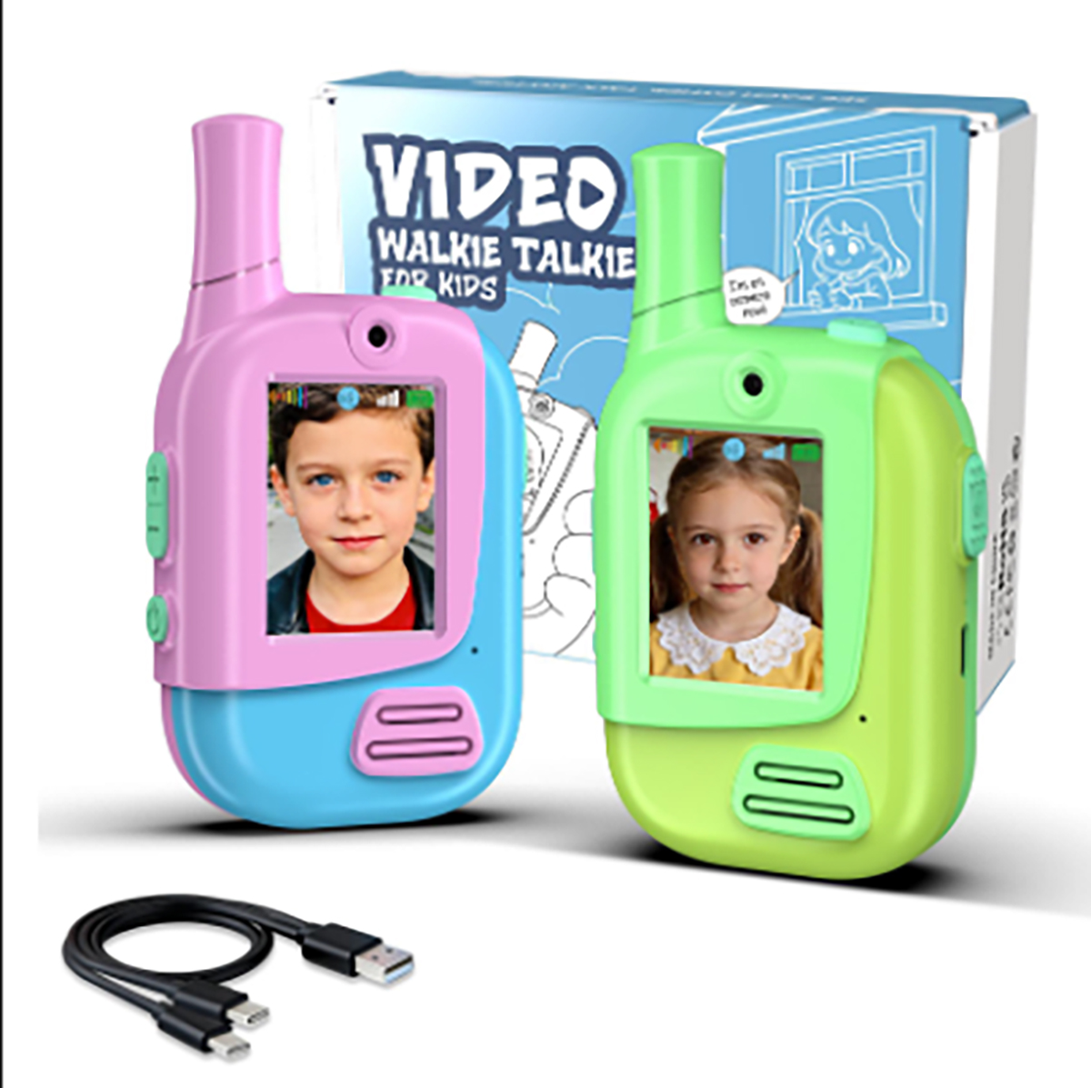 2 Pack Rechargeable Kids Video - огляд і ціна Kids Education Video