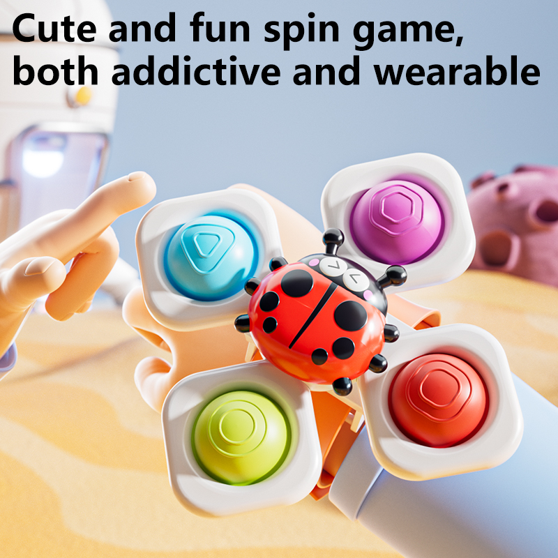 3pcs/Set Suction Cup Spinning  - огляд і ціна Kids Educational Watch