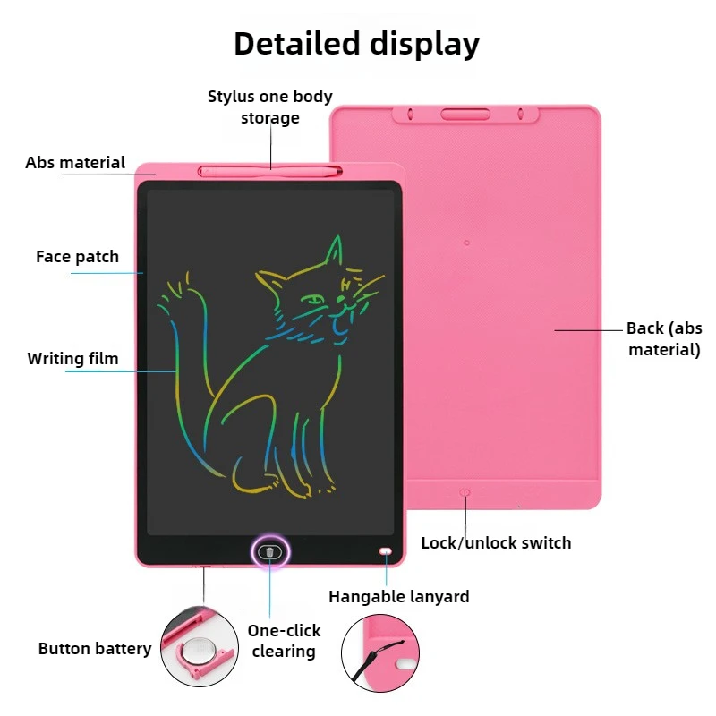 16/20inch LCD Drawing Board Wr - огляд і ціна Kids Education Tablet